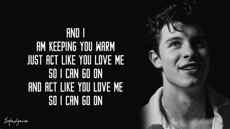 Shawn Mendes - Act Like You Love Me (Lyrics) 🎵 - YouTube