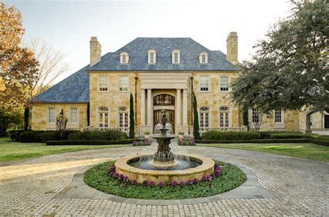 Classic Country French Manor In Dallas Homes Of The Rich