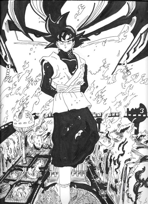 Read free or become a member. Goku Black (line art) by SSGJD7 on DeviantArt