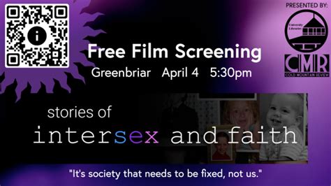 Free Film Screening Stories Of Intersex And Faith April 4 2023 At 5