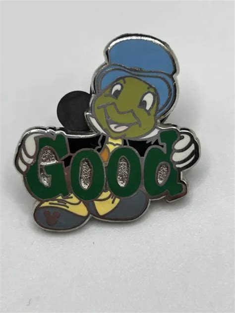 Disney Wdw Hm Pinocchio Good Jiminy Cricket Completer Pin U689158