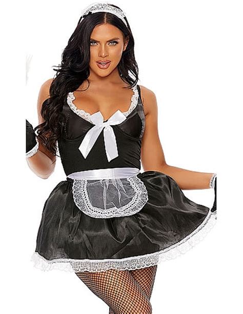 Forplay Domesticated Delight Sexy French Maid Costume Xs S