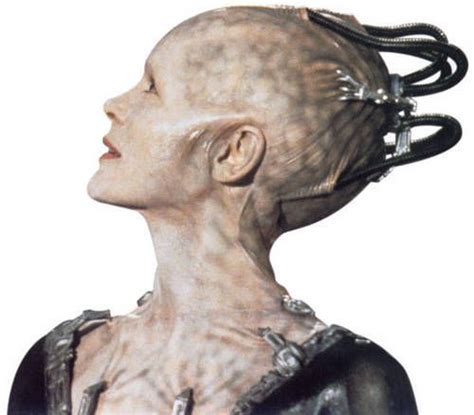 Celebrity Cyborgs Alice Krige As The Borg Queen 2003 Star Trek The
