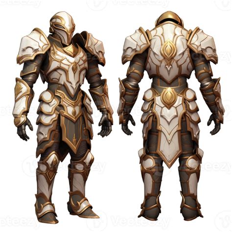 3d Rendering Of A Fantasy Knight With Armor Isolated On Transparent