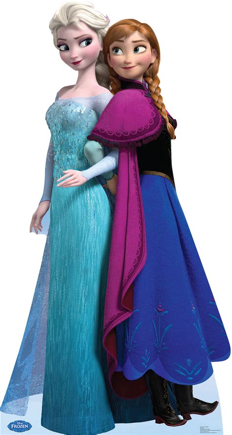 Elsa And Anna Disney Frozen Lifesize Cardboard Cutout Standup Standee