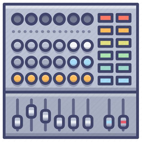 Audio Channel Mixer System Icon