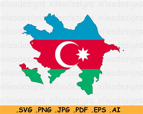 Weltweite und regionale statistiken, nationale daten, karten und rankings. Aserbaidschan Karte Flagge Karte von Aserbaidschan | Etsy
