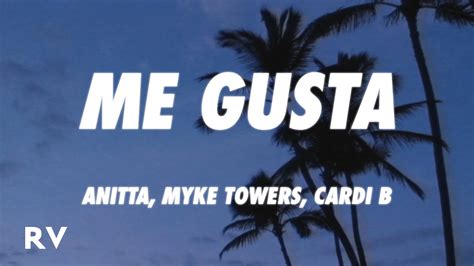 Anitta Myke Towers Cardi B Me Gusta Letralyrics Youtube