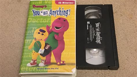 Opening And Closing To Barney You Can Be Anything 2002 Vhs Youtube