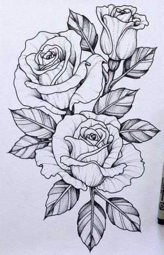 Sailors selected the rose tattoo for an honorary intent, as its willowy build becoming linked to femininity, to symbolize, their mother, their wife, or their girlfriend. Rose Tattoo | Skull rose tattoos, Sketch tattoo design ...