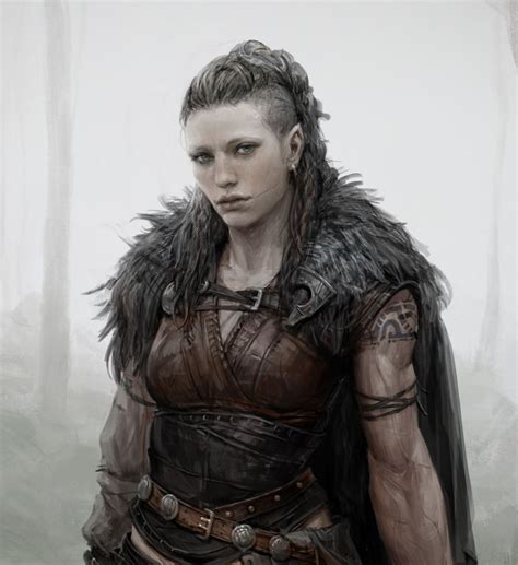 Danddeez Nuts Viking Warrior Woman Warrior Woman Character Portraits