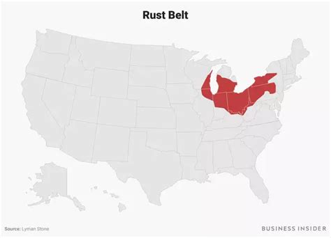 The Rust Belt The Corn Belt And Every Other Belt In The Usa