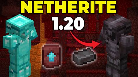 How To Craft Netherite Armor And Tools In Minecraft 120 Youtube