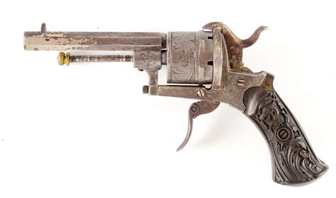 Lot Detail A Belgian Folding Trigger Pinfire Revolver