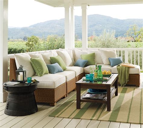 Dress up your garden with our stylish outdoor collections. Designing Outdoor Living Room w/ Palmetto Sectional by ...
