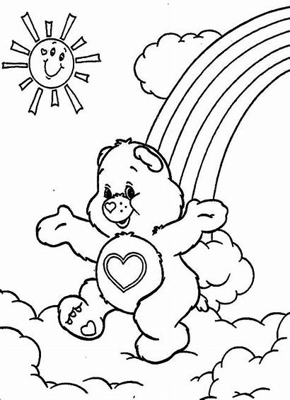 Coloring Pages Care Bear Bears Printable