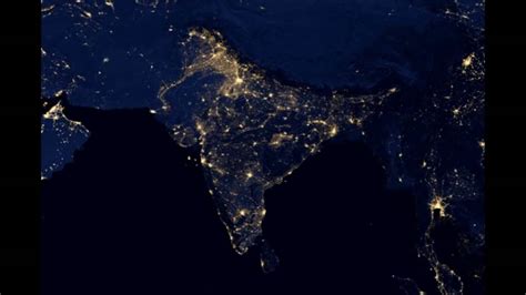 How Do Satellite View Of India On Diwali Night 2016 Youtube