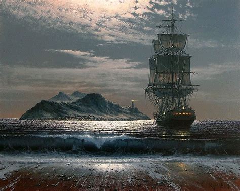 Ship Paintings Seascape Paintings Oil Painting Sea Pictures Cool