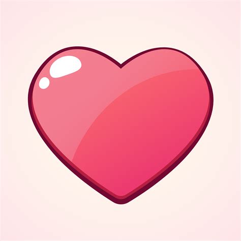 Valentines Heart Cartoon Vector Design Illustration 540733 Vector Art