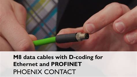 M Data Cables With D Coding For Ethernet And PROFINET YouTube