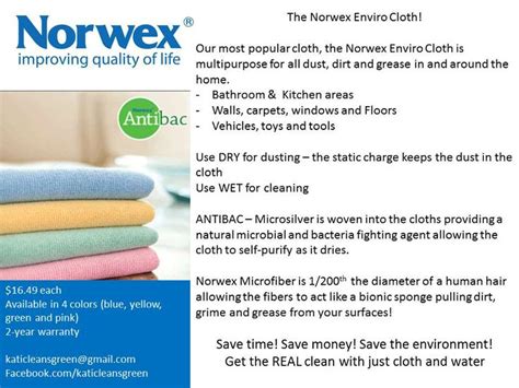 You'll see why this is one of my favorite norwex products. 68 best images about Enviro Cloth on Pinterest | Stains ...