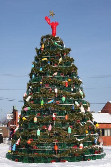 rockland maine lobster trap christmas tree unusual christmas trees coastal christmas