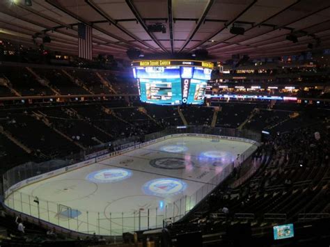 Madison Square Garden Section 219 Home Of New York Rangers New York