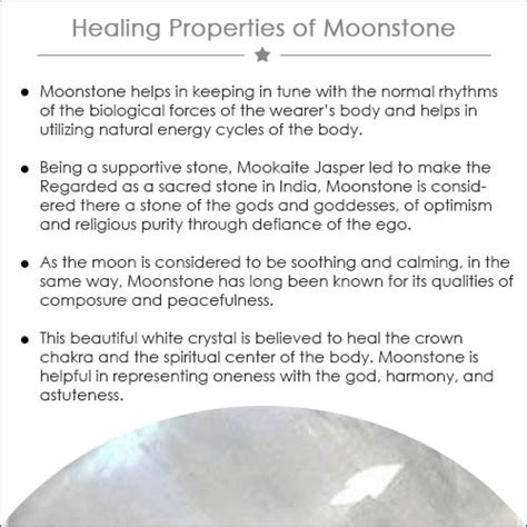Moonstone Healing Properties Color Power And Facts Gemexi