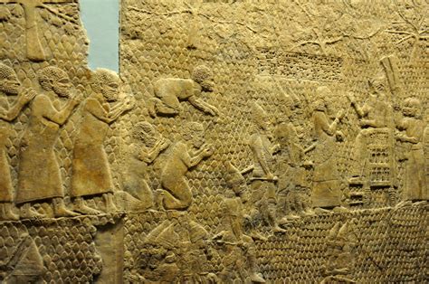 The Fall Of Lachish King Sennacherib Reviews Judaean Prisoners