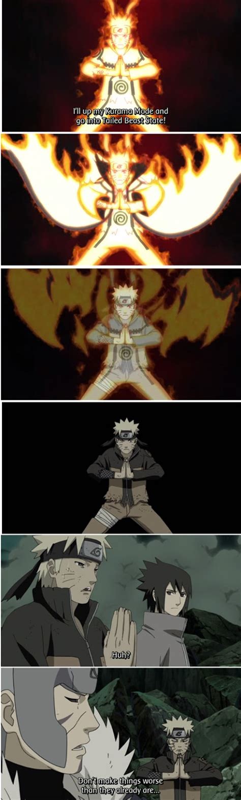 All Anime Memes Naruto Shippuden Kurama Mode Tailed Beast Mode Funny Meme