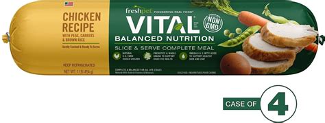 Freshpet Vital Balanced Nutrition Chicken And Whole Grains Recipe Fresh