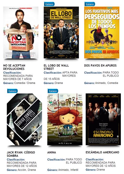 Cartelera Cine Colombia Buenavista Barranquilla Cinepolis Vip