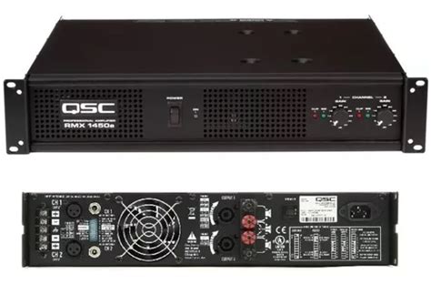 amplificador de potencia de dos canales qsc rmx 1450a envío gratis