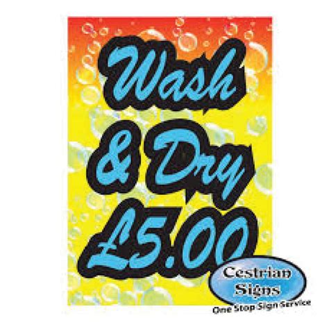 Car Wash And Dry Posters For My A Board Or Forecourt Sign Cestrian Signs