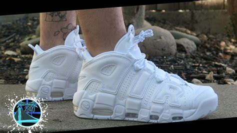 Nike Air More Uptempo White On White Detailed Look And Review