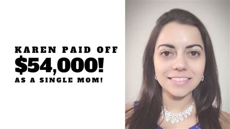 Single Mom Pays Off 54k Real Debt Free Stories Youtube