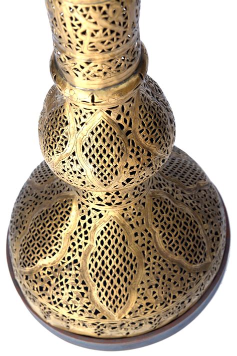 Moroccan Pierced Brass Floor Lamp For Sale At 1stdibs
