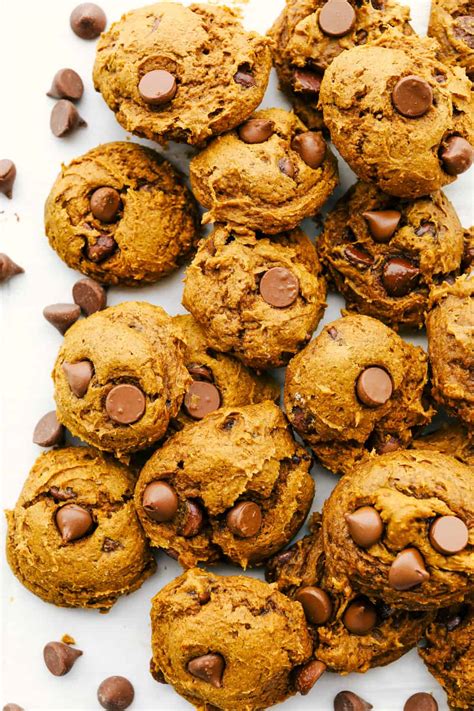 Pumpkin Chocolate Chip Cookies Only 3 Ingredients Blogpapi