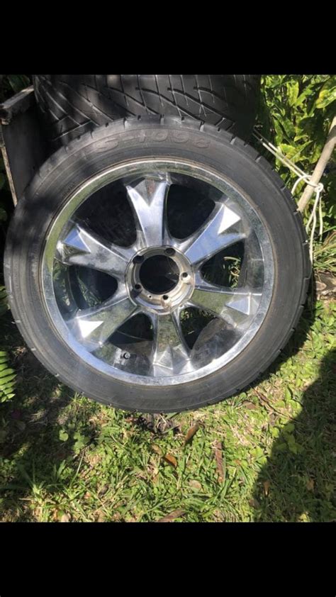 Set Of 20” Halo Rims With Tires And Covers Included For Sale In Lake