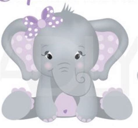 Pin By Nikki Cullors On Lavender Baby Shower Baby Elephant Elephant