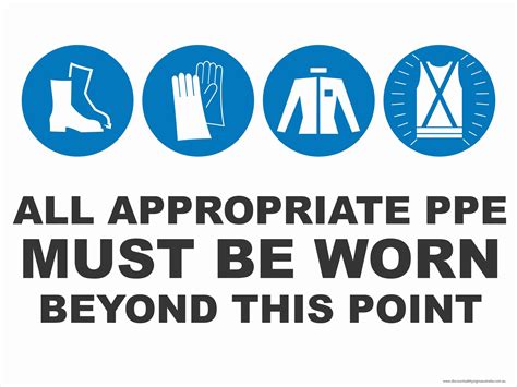 Appropriate Ppe Beyond This Point V2 Buy Now Discount Safety