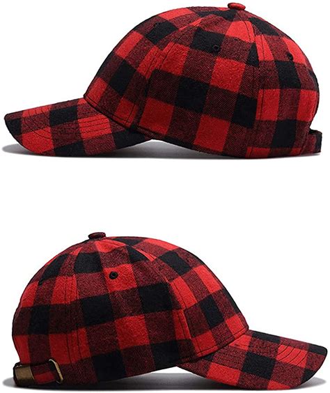 Multicolored Buffalo Plaid Baseball Hat