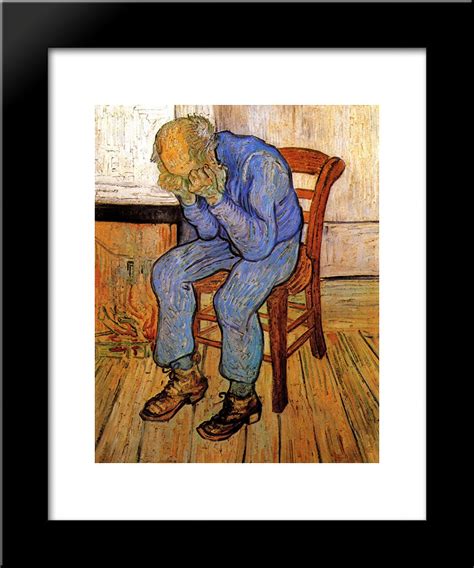 Old Man In Sorrow On The Threshold Of Eternity 20x24 Framed Art Print