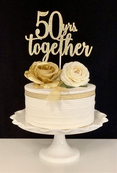 50th Wedding Anniversary Cakes Toppers Anniversary Cake Designs Happy