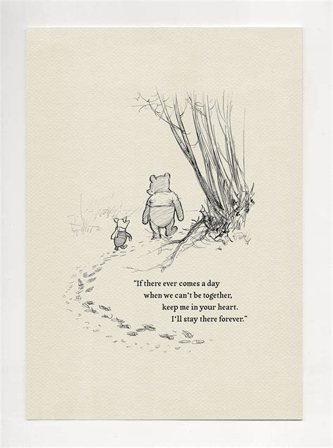 I Ll Stay There Forever Winnie The Pooh Quotes Classic Etsy