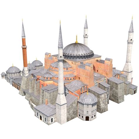 3d Model Hagia Sophia 2