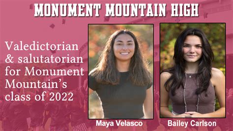 Monument Mountain Regional Names Val And Sal For 2022