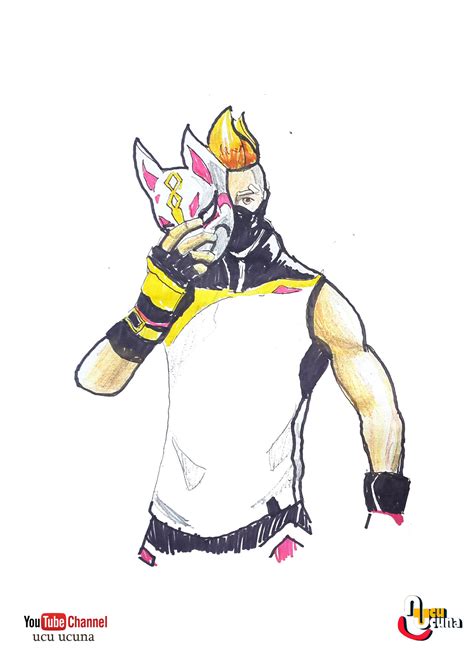 How To Draw Drift From Fortnite Step By Step By Ahmetbroge On Deviantart