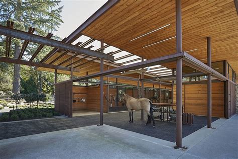 Tour A Modern Equestrian Estate In The Pacific Northwest Stable Style