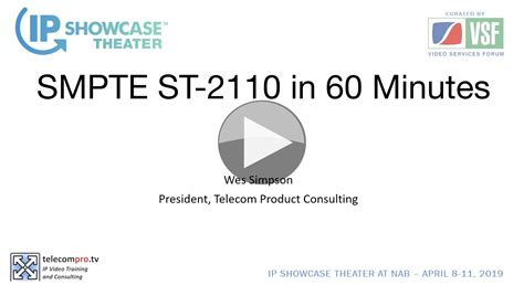Video The Basics Of Smpte St 2110 In 60 Minutes The Broadcast Knowledge